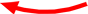 eta vermelha curva para esquerda - linha fina